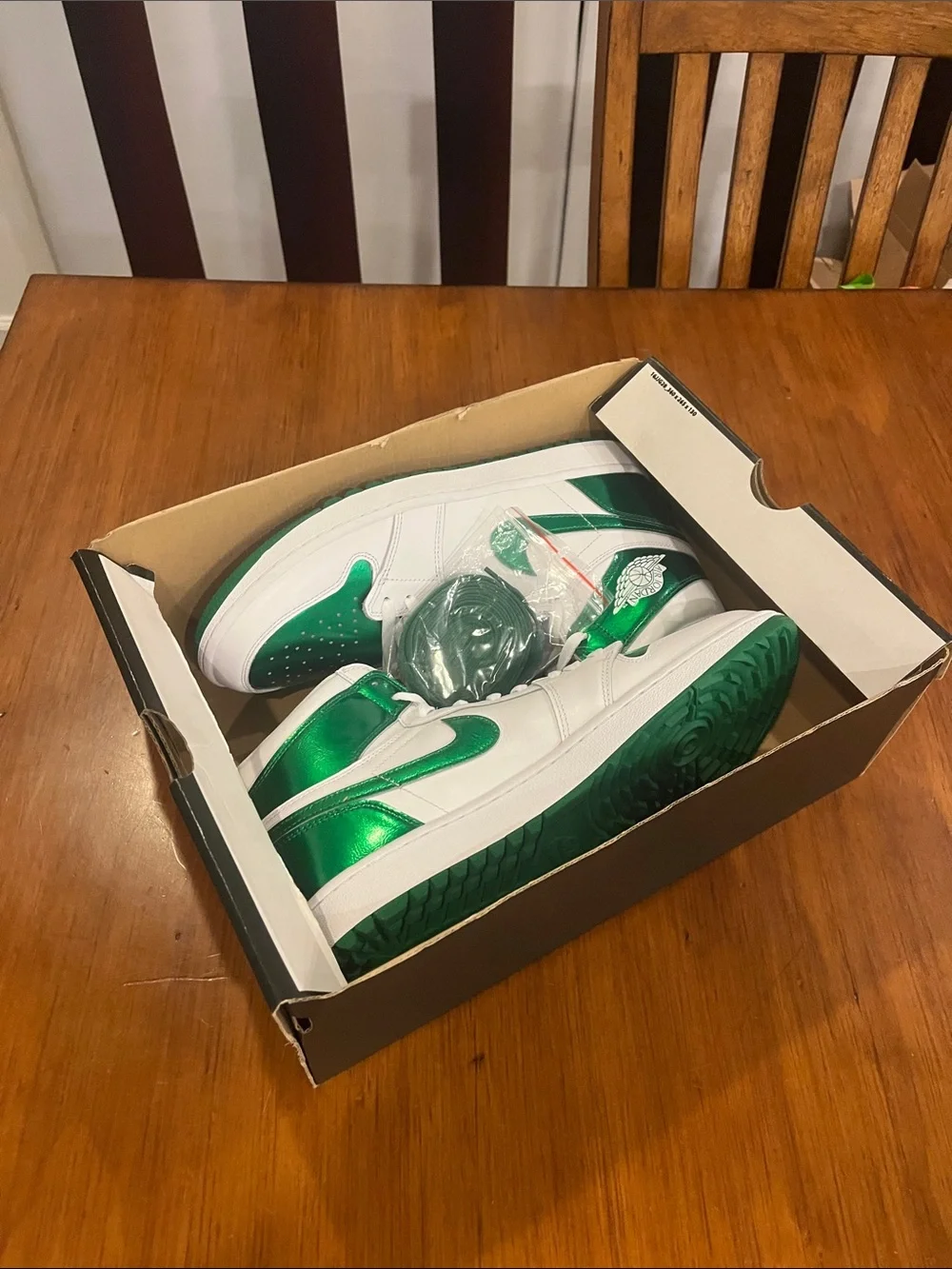 Nike Air Jordan 1 Golf Shoes Sneakers new white green DQ0660 130 Mens Size 10.5